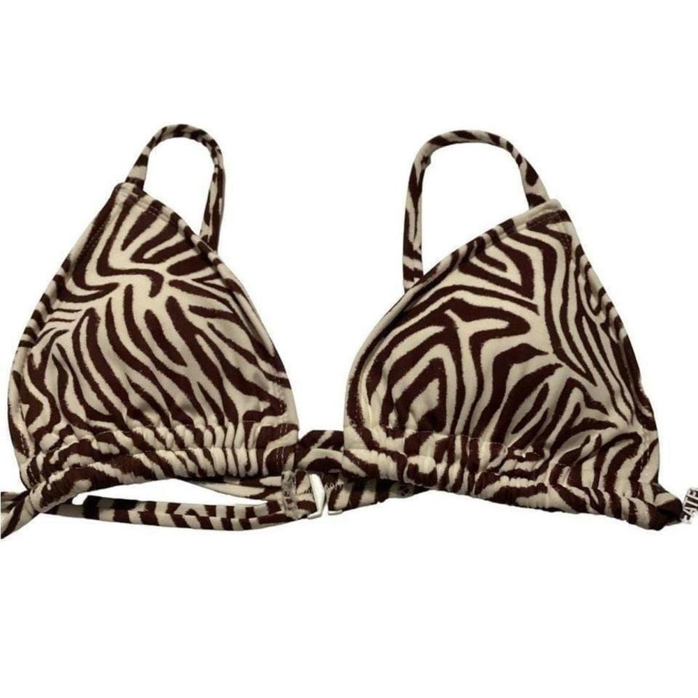 Sundazed zebra stripes swimming top‎ size 32D